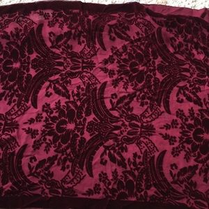 Ralph Lauren velvet and silk shawl